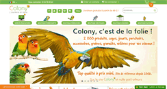 Desktop Screenshot of colony-perroquet.fr